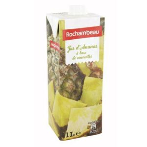 Jus de fruits - Jus d'ananas Rochambeau 1L
