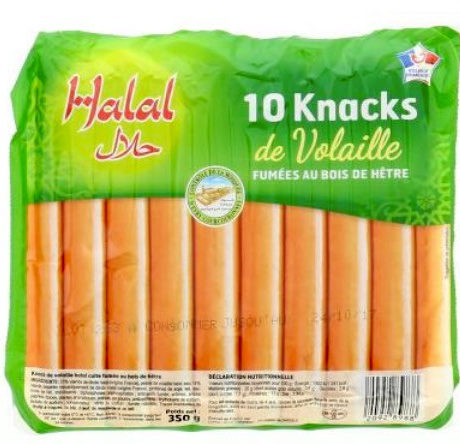 Saucisses halal